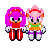 2 new Amy Crackers World sprites. The first is the original Amy, in 3D, and the second being te new SA Amy. 