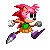 An excellent Amy sprite by Cinos. Editing a Sonic 2 sprite, he's recoloured and edited it to become the Sonic CD Amy. Very good.