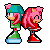 2 new Amy sprites by ManicTeam. The first is a nice, Cell shaded looking sprite of Amy Rose SA, with all needed animations. Secondly is her in A Jet Set Radio getup, used just for Neo Sonic 3.