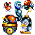 A huge amount of Badniks from Sonic Game Gear Games! All well done with almost all animation.