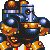 An excellent "Axe Dude" Sprite from Sonic & Knuckles. It has a HUGE amount of animation, all of it is here.