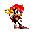 Yet another sprite off the Chaotix Game (recently able to be played on a emulator) It looks pretty cool, but some animation is missing. made by Julio