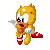 The second is a collection of Ray sprites from Sonic Arcade. He's not playable in the game yet, but these animations are very good.