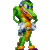 A new Vector sprite by Yuski. Vec has been 32-bit ized! now with alot of shading because of "blur", he looks a little too blurred though, kinda like Yoshi from Yoshi's Story on the N64. Very nice looking though.