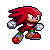 The new Neo Sonic styled Knuckles.
