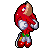 A great sprite by Poulto. Has lots of animation, and looks like a more details cell shaded sprite.