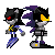 The first being Elecsonic. A completely original sprite. Although the Triple Trouble MS and Sonic CD MS were used to look at, it's original in every movement. Nice work. The second is an extremely edited Sonic Crackers sprite, to make him look like the Metal Sonic from the tube in Sonic Adventure. includes many animations.