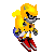 A nice Metal Ray sprite. Using Metal Sonic as a guide, it now has Rays Tail and colour. 