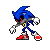 A great Metal Sonic sprite by E-107 Theta. This library includes a lot of nice animations and little touches. Would have been nice for it to be based on an older style of Sonic, but this one is more of a hybrid of old and the style of Metal Knuckles in Sonic Advance.