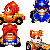 A collection of all the characters from sonic drift 1 & 2! includes Sonic, Tails, Eggman & Amy (SD1) and Sonic, Tails, Knuckles, Amy, Eggman, Fang/Nack, & Metal Sonic (SD2) 