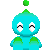 This an a superb sprite by Aiko. Has a lot of animation, and looks similar to the SA1 chao (with green bits instead of yellow)