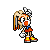 The latest Sonic character to be created, Cream the Rabbit! Pseudo has used the existing Amy Advance sprites to create this well done Cream.