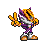 An excellent sprite by Pseudo Da Hedgehog. It is based on the Sonic Advance sprite, and includes several animations such as winning pose ans shooting!