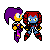 New NiGHTS and Reala sprites by Ice Dragon. Using the Sonic Pocket Adventure sprites, he's created a NiGHTS lookalike. And nice too.