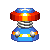 A big collection of Sonic Advance objects, including capsules, posts, and many other things. 