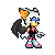 A great Rouge sprite by Pseudo Da hedgehog. It includes a lot of animation and is well drawn. It is very accurate.