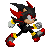 A new, excellent Shadow sprite by Ice Dragon. Using a Sonic sprite, it pretty much replicates Shaodws look. Even has a real skating looking action.