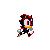 A Shadow version of the Sonic CD 'mini' Sonic.