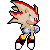 Using Manic lightspeeds Super Sonic, "A Man without pants" has created a Super Shadow sprite. Looks good, with all the original animation.