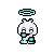 An Adorable Angel Chao edit of the original Chao from Sonic Advance.