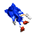 Sonic 3D PC special stage sprites