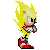 Sonic 2 Super Sonic sheet.