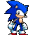 An excellent sprite by the Pixelsmith. using a Sonic Anime look, he's created a well animated Sonic sprite.