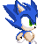 A nicely done Sonic sprite by Jam Katt. The sprite is mouse-drawn, and includes alot of animation.