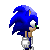 Wow... a VERY good Sonic sprite by Mista Ed. almost looks like it's been ripped out of Sonic Adventure itself! very well shaded. And although it looks like the animations for running is underframed (and looped) they arent! excellent job!