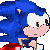 This is the Sonic Epoch sprite (Originally by Rob Showalter), but with some different animations. Including having a different head when running (which incidentily, looks better), and also a better walking animations with a turning head.