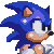 This is an enlarged Sonic 3 sprite, which has been smoothed out to be non-pixelated. nicely done.