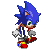 A semi-SA styled Sonic by RJ green. Basically it's a Sonic 1 sprite, but now includes more, new animation, plus the new shoes.