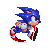An SA Styled Sonic the hedgehog by Hyper Yoshi. Includes most animations needed, and has his new Shoes.