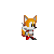 Using Rlans Mini Sonic from Sonic CD, this has a less swollen looking head. But the run animation doesn't look too right.