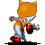 This edited Sonic sprites from Sonic CD is done wonderfully to look like Tails. The Tails are very well done. This is for such occasions like a special stage etc. 