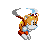 Tails from Tails SkyPatrol. Some moves look a bit stupid but trust me, They are meant to look like that!